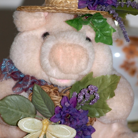 ig, Hand Embellished Stuffed Animal, ADORABLE, dragonfly, flowers, nursery room - Picture 6 of 8